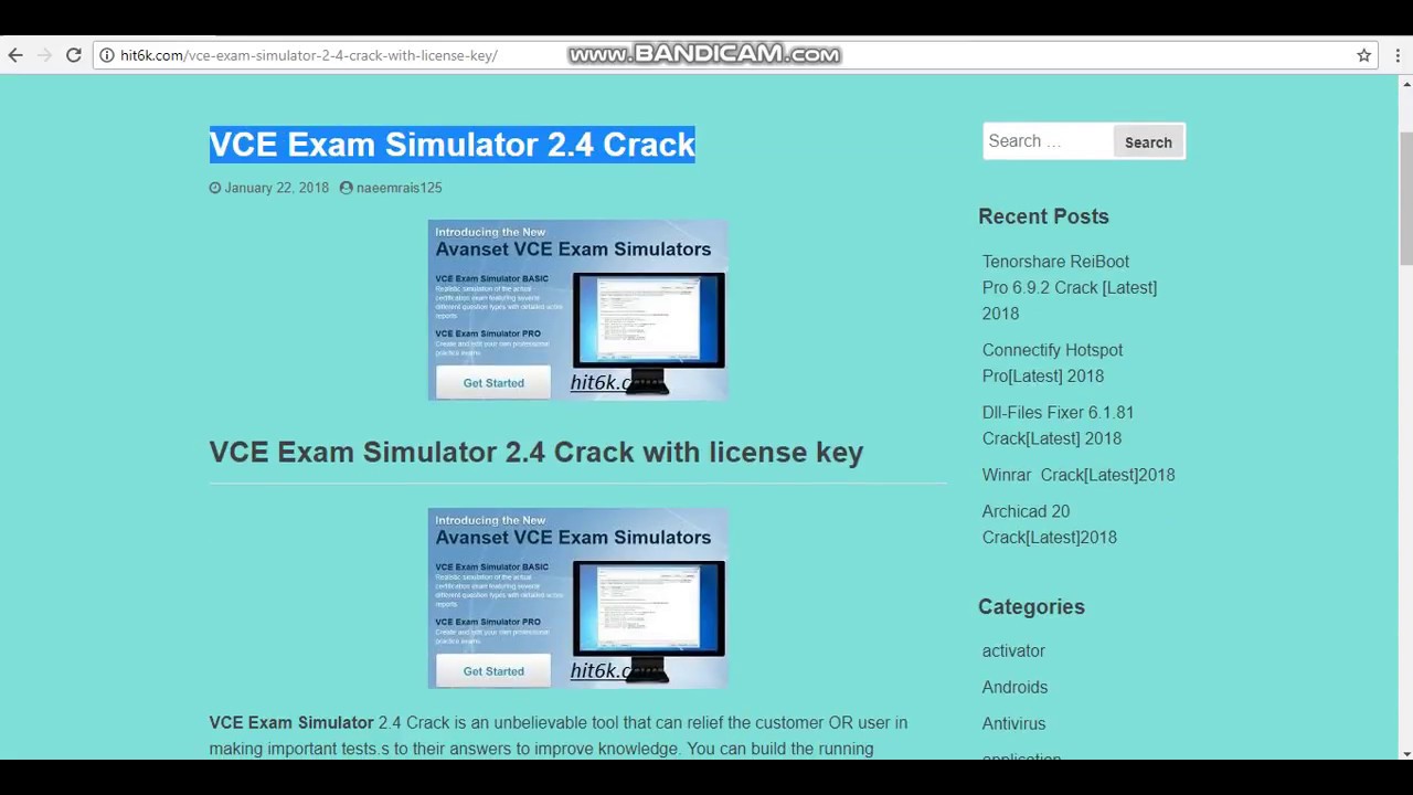 vce simulator 2.6.1 crack